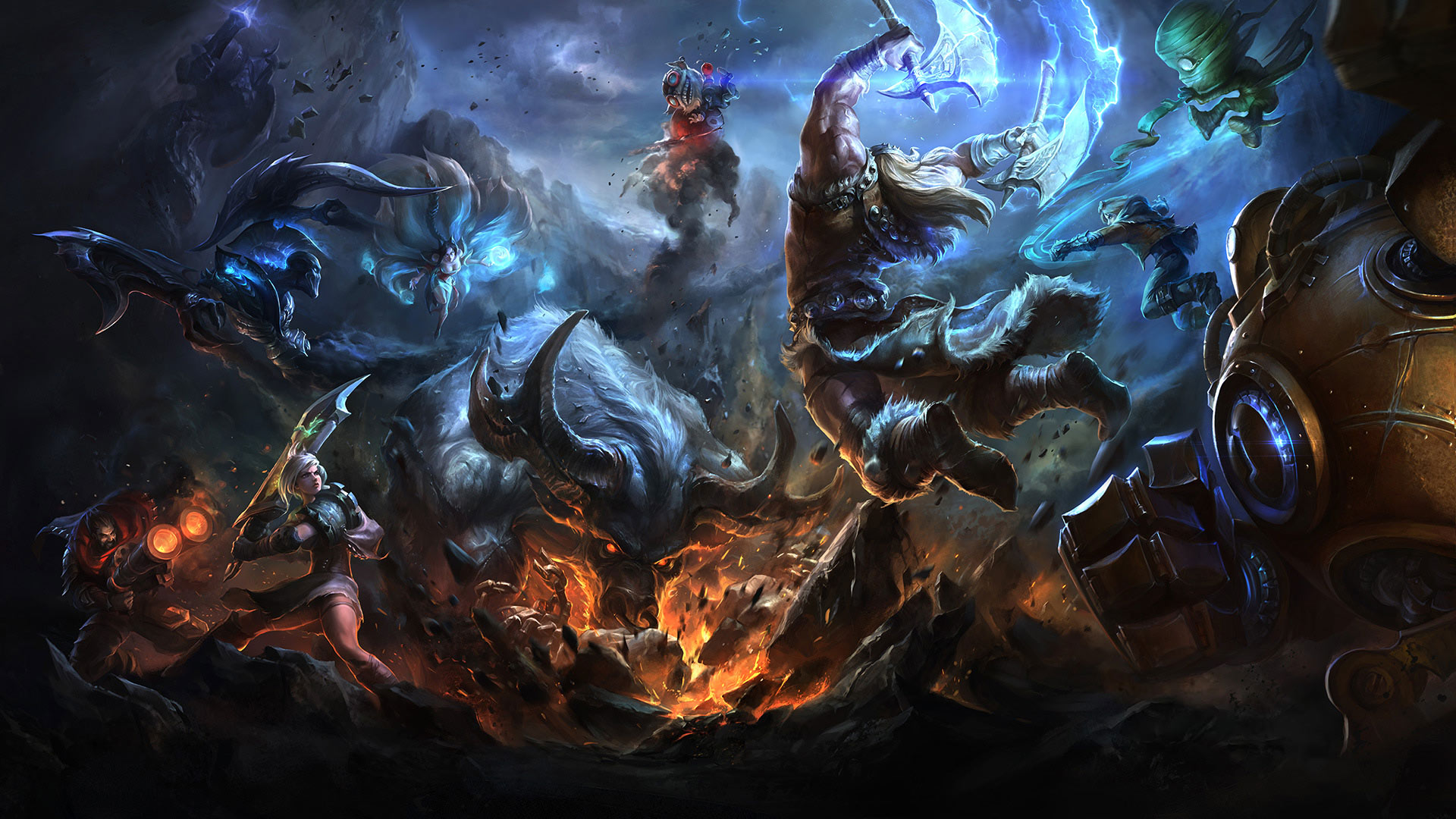Playing League Of Legends